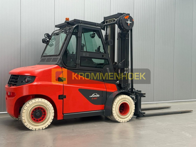 Linde E 80-900 - Chariot élévateur électrique: photos 4 Linde E 80-900 - Chariot élévateur électrique: photos 4