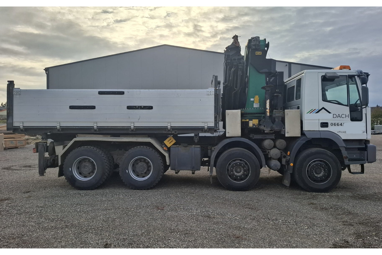 IVECO 480 EUROTRAKKER 8x4/TÜV/Palfinger PK 44002 G/MEILLER - Camion benne, Camion grue: photos 2 IVECO 480 EUROTRAKKER 8x4/TÜV/Palfinger PK 44002 G/MEILLER - Camion benne, Camion grue: photos 2