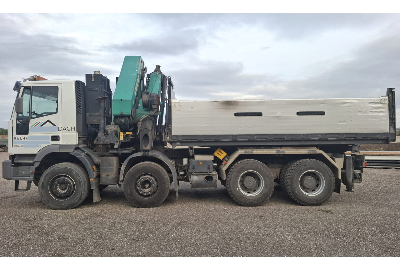 IVECO 480 EUROTRAKKER 8x4/TÜV/Palfinger PK 44002 G/MEILLER - Camion grue: photos 1 IVECO 480 EUROTRAKKER 8x4/TÜV/Palfinger PK 44002 G/MEILLER - Camion grue: photos 1