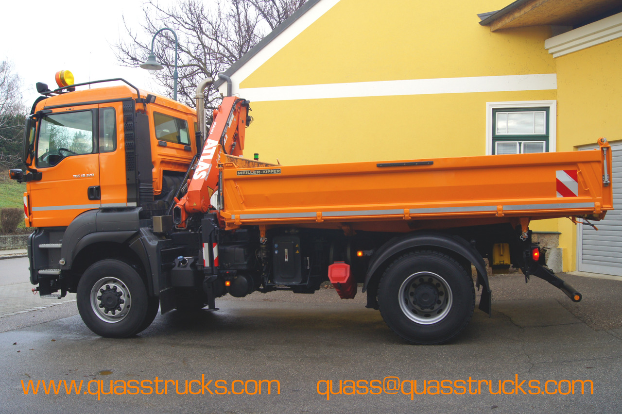 MAN TGS 18.320 BL 4x4/ TÜV/ ATLAS 65.2/ MEILLER/Winterdienst - Camion grue: photos 2 MAN TGS 18.320 BL 4x4/ TÜV/ ATLAS 65.2/ MEILLER/Winterdienst - Camion grue: photos 2