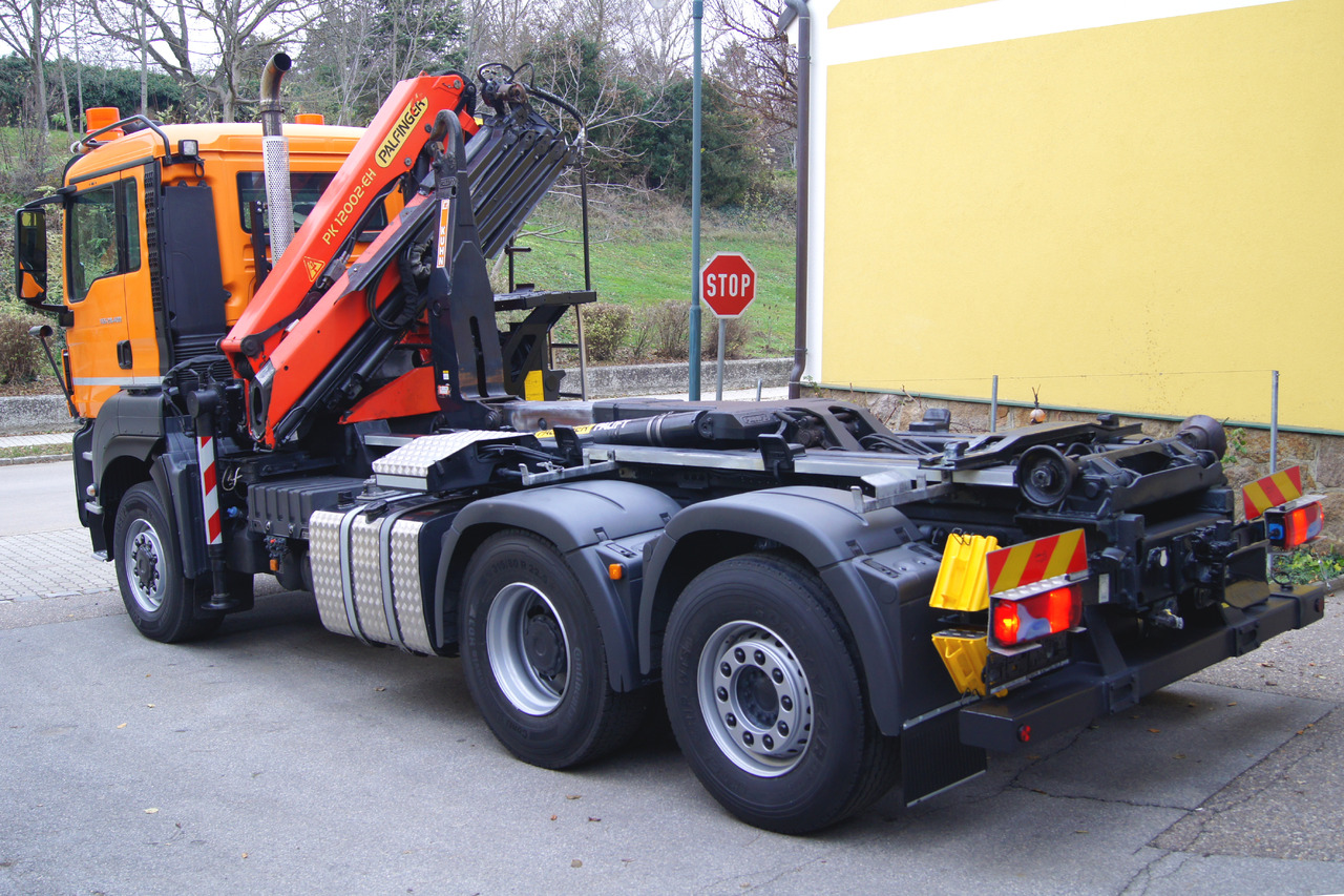 MAN TGS 28.400 BL 6x4-4/PK 12002 D/PALIFT/Winterdienst/Streuer/Pflug - Camion ampliroll, Camion grue: photos 3 MAN TGS 28.400 BL 6x4-4/PK 12002 D/PALIFT/Winterdienst/Streuer/Pflug - Camion ampliroll, Camion grue: photos 3