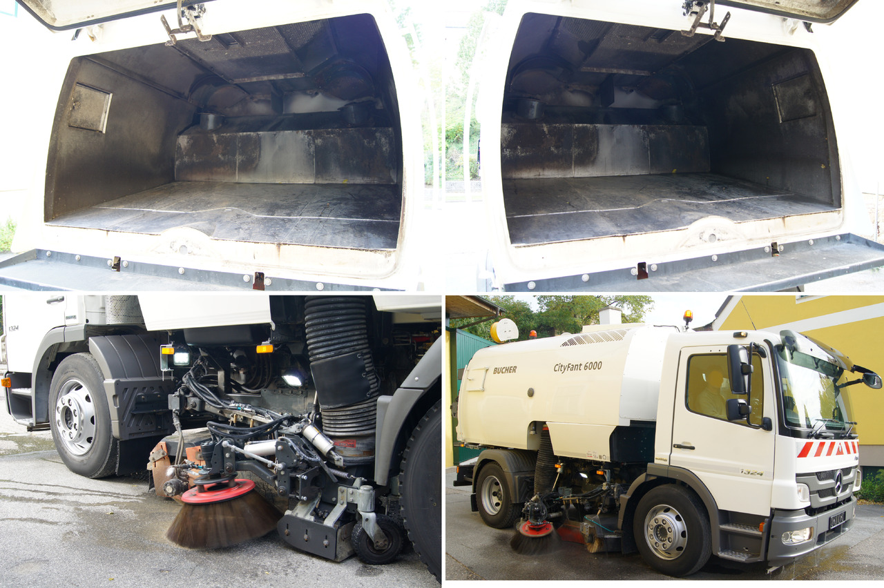 Balayeuse de voirie MERCEDES-BENZ ATEGO 1324 / BUCHER CityFant 6000 TWIN, beidseitig + Heck, Aufbaumotor: photos 13 Balayeuse de voirie MERCEDES-BENZ ATEGO 1324 / BUCHER CityFant 6000 TWIN, beidseitig + Heck, Aufbaumotor: photos 13