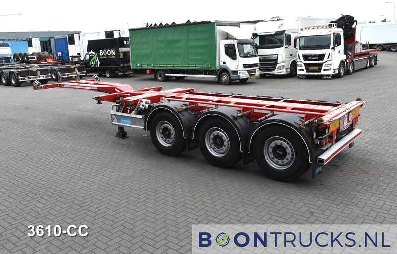 D-Tec FLEXITRAILER | 2x20-30-40-45ft HC * 2x LIFT AXLE * 2x EXTENDABLE * DISC BRAKES - Semi-remorque porte-conteneur/ Caisse mobile: photos 3 D-Tec FLEXITRAILER | 2x20-30-40-45ft HC * 2x LIFT AXLE * 2x EXTENDABLE * DISC BRAKES - Semi-remorque porte-conteneur/ Caisse mobile: photos 3