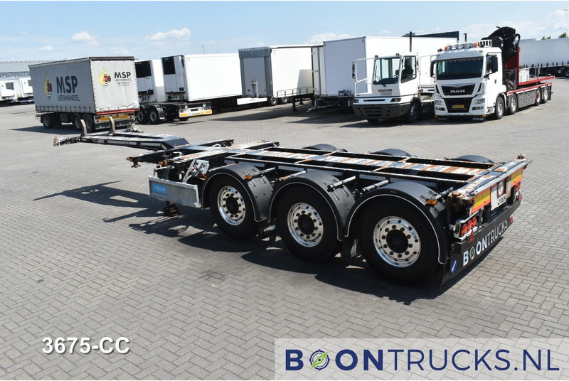 D-Tec FLEXITRAILER | 2x20-30-40-45ft HC * BPW / DISC * ALCOA * 3x EXTENDABLE - Semi-remorque porte-conteneur/ Caisse mobile: photos 3 D-Tec FLEXITRAILER | 2x20-30-40-45ft HC * BPW / DISC * ALCOA * 3x EXTENDABLE - Semi-remorque porte-conteneur/ Caisse mobile: photos 3