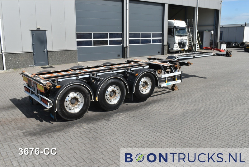 D-Tec FLEXITRAILER | 2x20-30-40-45ft HC * MB / DISC * ALCOA * 2x EXTENDABLE - Semi-remorque porte-conteneur/ Caisse mobile: photos 1 D-Tec FLEXITRAILER | 2x20-30-40-45ft HC * MB / DISC * ALCOA * 2x EXTENDABLE - Semi-remorque porte-conteneur/ Caisse mobile: photos 1