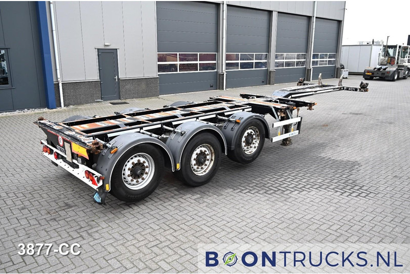 D-Tec FLEXITRAILER LS | 2x20-30-40-45ft HC * 2x LIFT AXLE * BPW / DISC * 2x EXTENDABLE - Semi-remorque porte-conteneur/ Caisse mobile: photos 1 D-Tec FLEXITRAILER LS | 2x20-30-40-45ft HC * 2x LIFT AXLE * BPW / DISC * 2x EXTENDABLE - Semi-remorque porte-conteneur/ Caisse mobile: photos 1