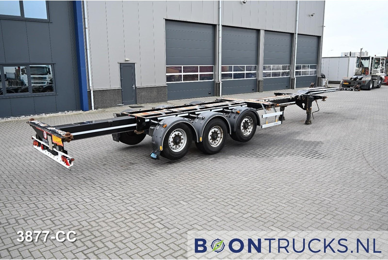 D-Tec FLEXITRAILER LS | 2x20-30-40-45ft HC * 2x LIFT AXLE * BPW / DISC * 2x EXTENDABLE - Semi-remorque porte-conteneur/ Caisse mobile: photos 2 D-Tec FLEXITRAILER LS | 2x20-30-40-45ft HC * 2x LIFT AXLE * BPW / DISC * 2x EXTENDABLE - Semi-remorque porte-conteneur/ Caisse mobile: photos 2