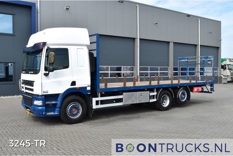 DAF CF85.410 6x2 | EURO5 * MANUAL * FORKLIFT CONN * LIFT AXLE * 778 cm * NL TRUCK * APK 11-2024 - Camion plateau: photos 1 DAF CF85.410 6x2 | EURO5 * MANUAL * FORKLIFT CONN * LIFT AXLE * 778 cm * NL TRUCK * APK 11-2024 - Camion plateau: photos 1