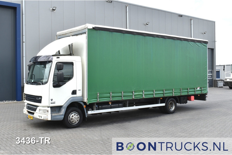 Camion à rideaux coulissants DAF LF45.220 | EURO5 EEV * 12 TONS * L 780 cm * AIRCO * NL TRUCK * APK 09-2025: photos 1