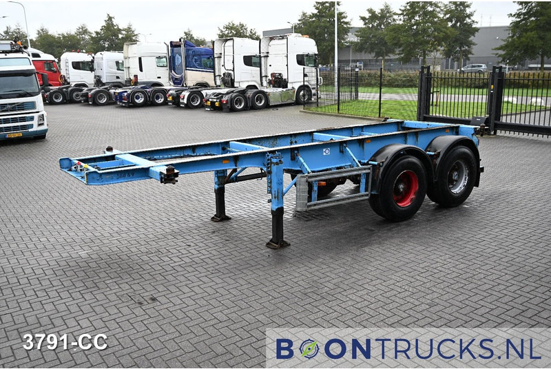 KOHLER CS 20/2 CHASSIS | 20ft * STEEL SUSPENSION * SAF / DRUM * 6x AVAILABLE - Semi-remorque porte-conteneur/ Caisse mobile: photos 5 KOHLER CS 20/2 CHASSIS | 20ft * STEEL SUSPENSION * SAF / DRUM * 6x AVAILABLE - Semi-remorque porte-conteneur/ Caisse mobile: photos 5