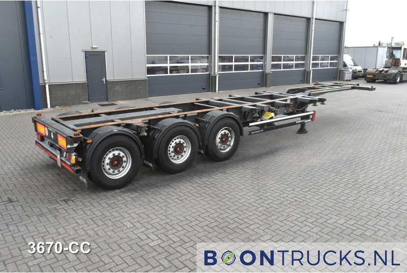 Kögel PORT 40 SIMPLEX 20 | 2x20-30-40ft HC * LIFT AXLE * SAF / DISC * EXTENDABLE REAR * MOT 02-2026 - Semi-remorque porte-conteneur/ Caisse mobile: photos 1 Kögel PORT 40 SIMPLEX 20 | 2x20-30-40ft HC * LIFT AXLE * SAF / DISC * EXTENDABLE REAR * MOT 02-2026 - Semi-remorque porte-conteneur/ Caisse mobile: photos 1