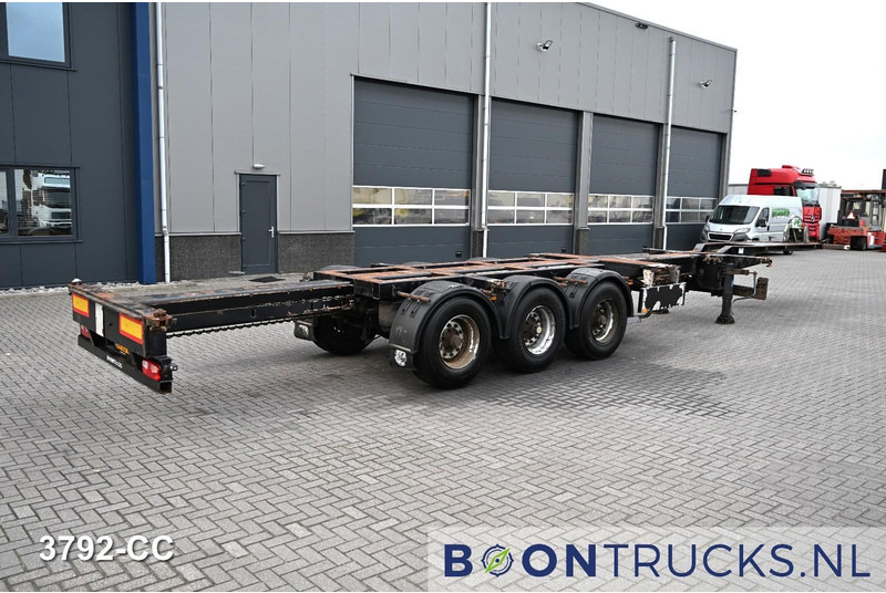 Pacton T3-010 2x20-30-40-45ft HC * 2x EXTENDABLE * 1x LIFT AXLE * NL TRAILER - Semi-remorque porte-conteneur/ Caisse mobile: photos 2 Pacton T3-010 2x20-30-40-45ft HC * 2x EXTENDABLE * 1x LIFT AXLE * NL TRAILER - Semi-remorque porte-conteneur/ Caisse mobile: photos 2