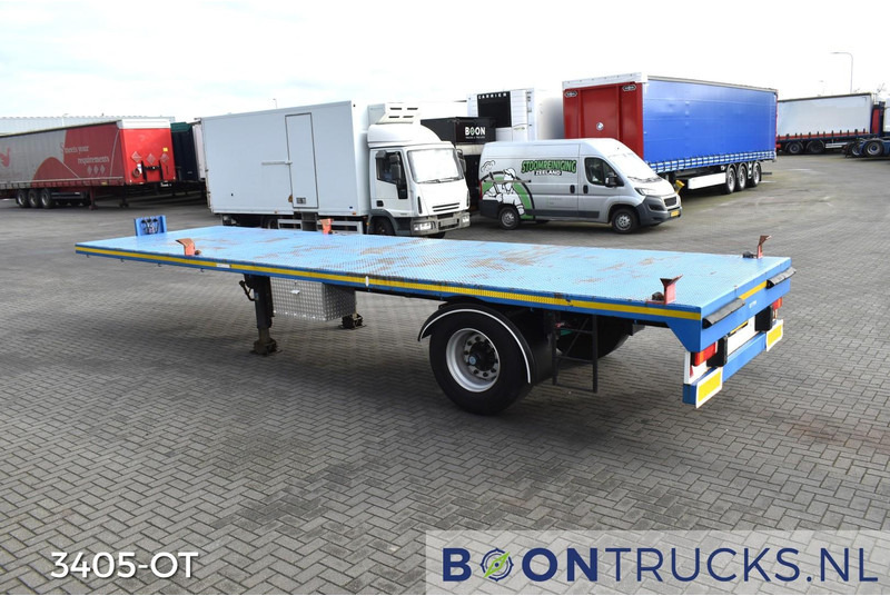 Schmitz Cargobull SKO 10 PLATTE BAK | TWISTLOCKS 20ft * L 900 cm * KENTEKEN LANGZAAM VERKEER - Semi-remorque plateau: photos 3 Schmitz Cargobull SKO 10 PLATTE BAK | TWISTLOCKS 20ft * L 900 cm * KENTEKEN LANGZAAM VERKEER - Semi-remorque plateau: photos 3