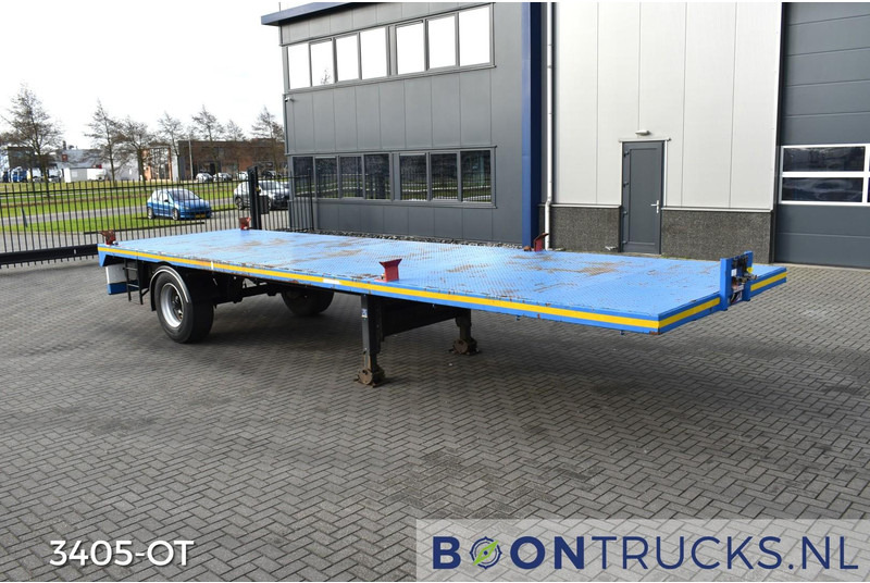 Schmitz Cargobull SKO 10 PLATTE BAK | TWISTLOCKS 20ft * L 900 cm * KENTEKEN LANGZAAM VERKEER - Semi-remorque plateau: photos 4 Schmitz Cargobull SKO 10 PLATTE BAK | TWISTLOCKS 20ft * L 900 cm * KENTEKEN LANGZAAM VERKEER - Semi-remorque plateau: photos 4