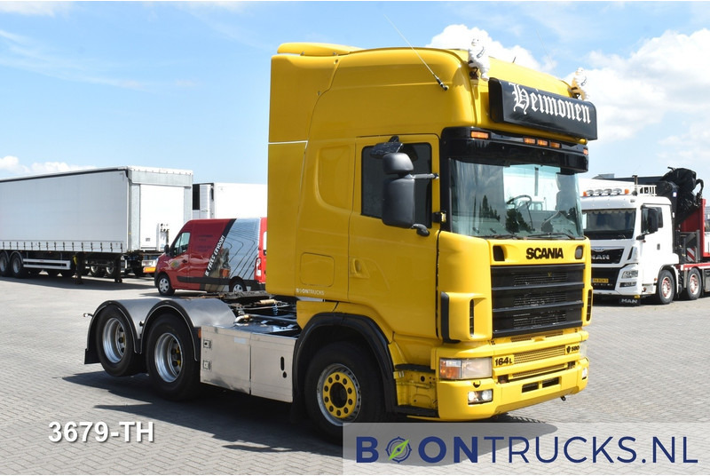 Scania 164 580 V8 6x2 | MANUAL * RETARDER * OPEN EXHAUST * BOOGIE 10 WHEELS - Tracteur routier: photos 3 Scania 164 580 V8 6x2 | MANUAL * RETARDER * OPEN EXHAUST * BOOGIE 10 WHEELS - Tracteur routier: photos 3