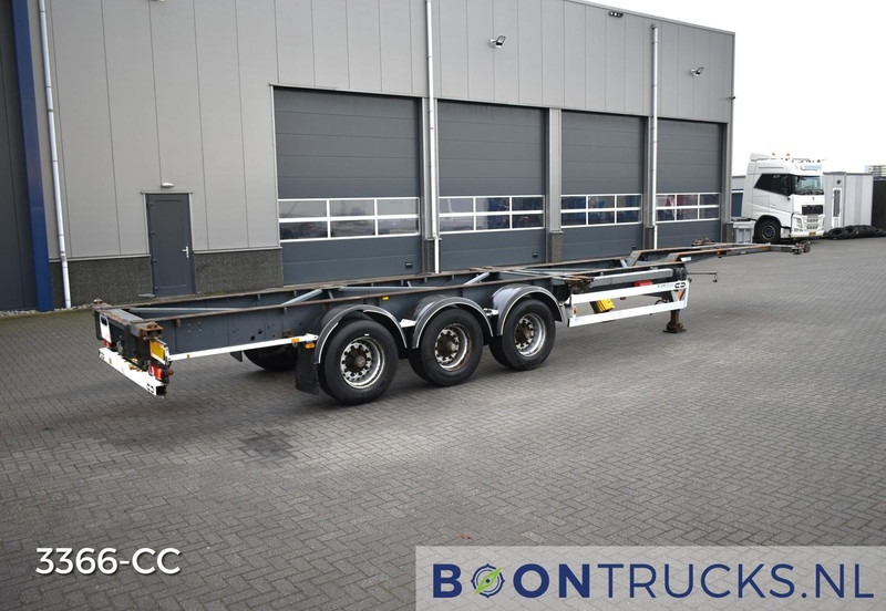 Van Hool 3B2015 FIXED CHASSIS | 2x20-40ft HC * 4600 Kg * NL TRAILER - Semi-remorque porte-conteneur/ Caisse mobile: photos 1 Van Hool 3B2015 FIXED CHASSIS | 2x20-40ft HC * 4600 Kg * NL TRAILER - Semi-remorque porte-conteneur/ Caisse mobile: photos 1
