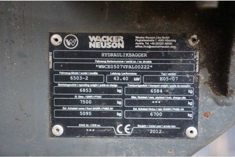 Pelle sur pneus Neuson 6503-2: photos 14