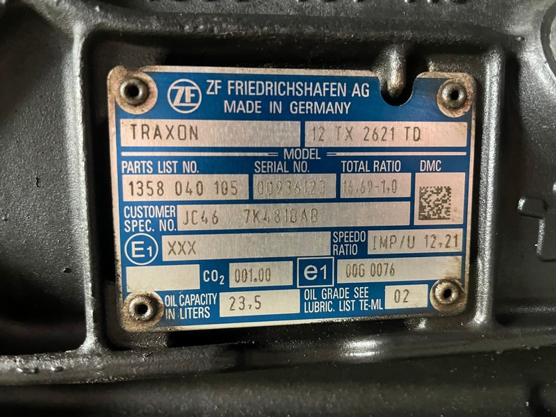 CUTIE DE VITEZE TRAXON FORD F-MAX 12 TX 2621 TD R=16,69-1,0 JC46 7K481BAB - Boîte de vitesse pour Camion: photos 5 CUTIE DE VITEZE TRAXON FORD F-MAX 12 TX 2621 TD R=16,69-1,0 JC46 7K481BAB - Boîte de vitesse pour Camion: photos 5