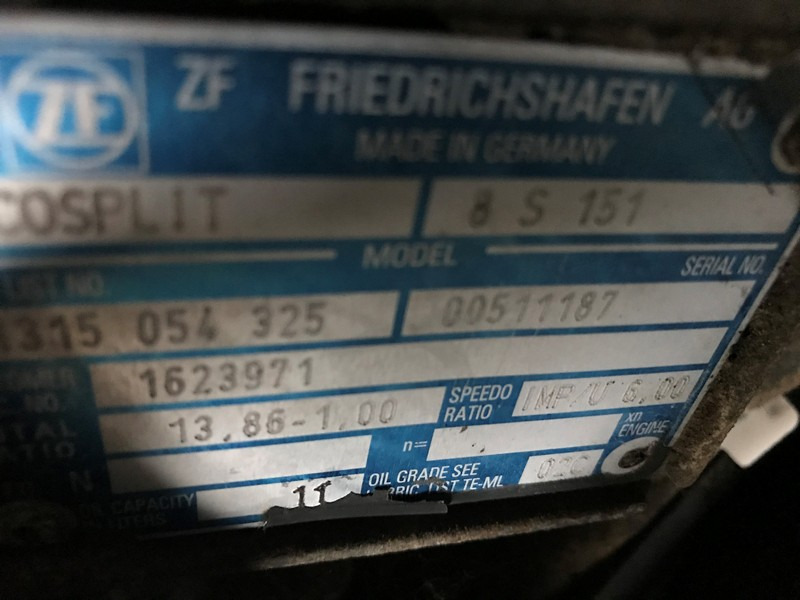 CUTIE DE VITEZE ZF 8 S 151 R=13,86-1,00 - Boîte de vitesse pour Camion: photos 3 CUTIE DE VITEZE ZF 8 S 151 R=13,86-1,00 - Boîte de vitesse pour Camion: photos 3