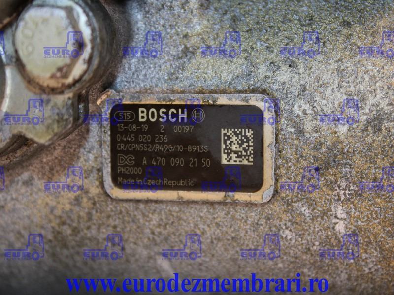 POMPA INALTA PRESIUNE MERCEDES ACTROS MP4 A4700902150, A4700900850 - Pompe à carburant pour Camion: photos 4 POMPA INALTA PRESIUNE MERCEDES ACTROS MP4 A4700902150, A4700900850 - Pompe à carburant pour Camion: photos 4