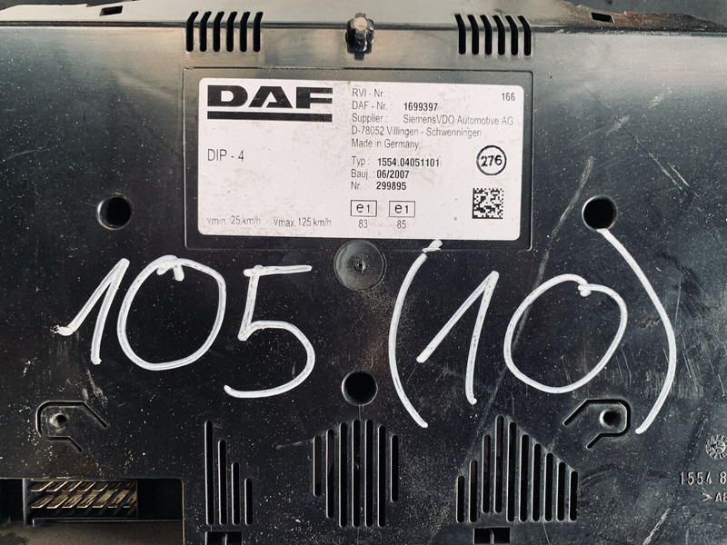 DAF Siemens VDO - Panel de instrumentos: photos 2 DAF Siemens VDO - Panel de instrumentos: photos 2