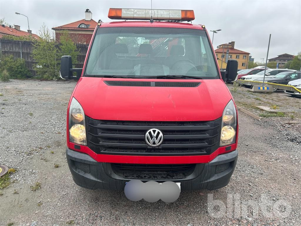 Volkswagen Crafter 50 flakbil med kran - Camion: photos 2 Volkswagen Crafter 50 flakbil med kran - Camion: photos 2