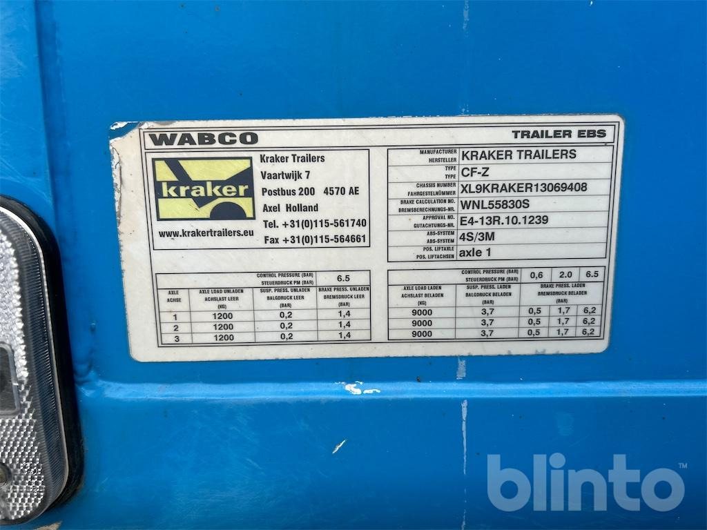 KRAKER CF-200 (2013) - Semi-remorque à fond mouvant: photos 5 KRAKER CF-200 (2013) - Semi-remorque à fond mouvant: photos 5