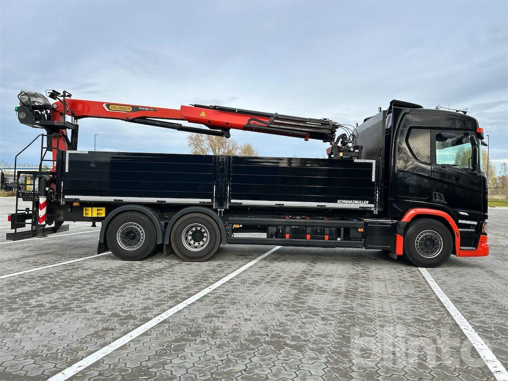 Scania R 460 B6x2*4NB Baustoffpritsche & Palfinger PK 22.001 L TEC7 Ladekran - Camion plateau, Camion grue: photos 4 Scania R 460 B6x2*4NB Baustoffpritsche & Palfinger PK 22.001 L TEC7 Ladekran - Camion plateau, Camion grue: photos 4