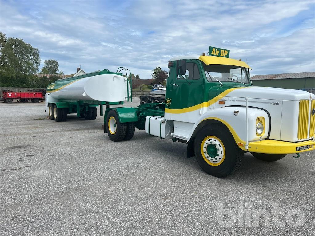 SCANIA Vabis L 76 42 160 Super & Tanktrailer Br. Fors - Tracteur routier, Remorque citerne: photos 5 SCANIA Vabis L 76 42 160 Super & Tanktrailer Br. Fors - Tracteur routier, Remorque citerne: photos 5