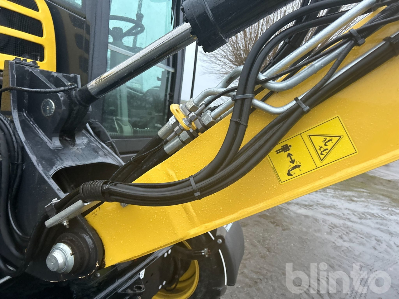 Pelle sur pneus Yanmar B95W - Tippvagn - Tiltrotator - 6 Redskap: photos 43