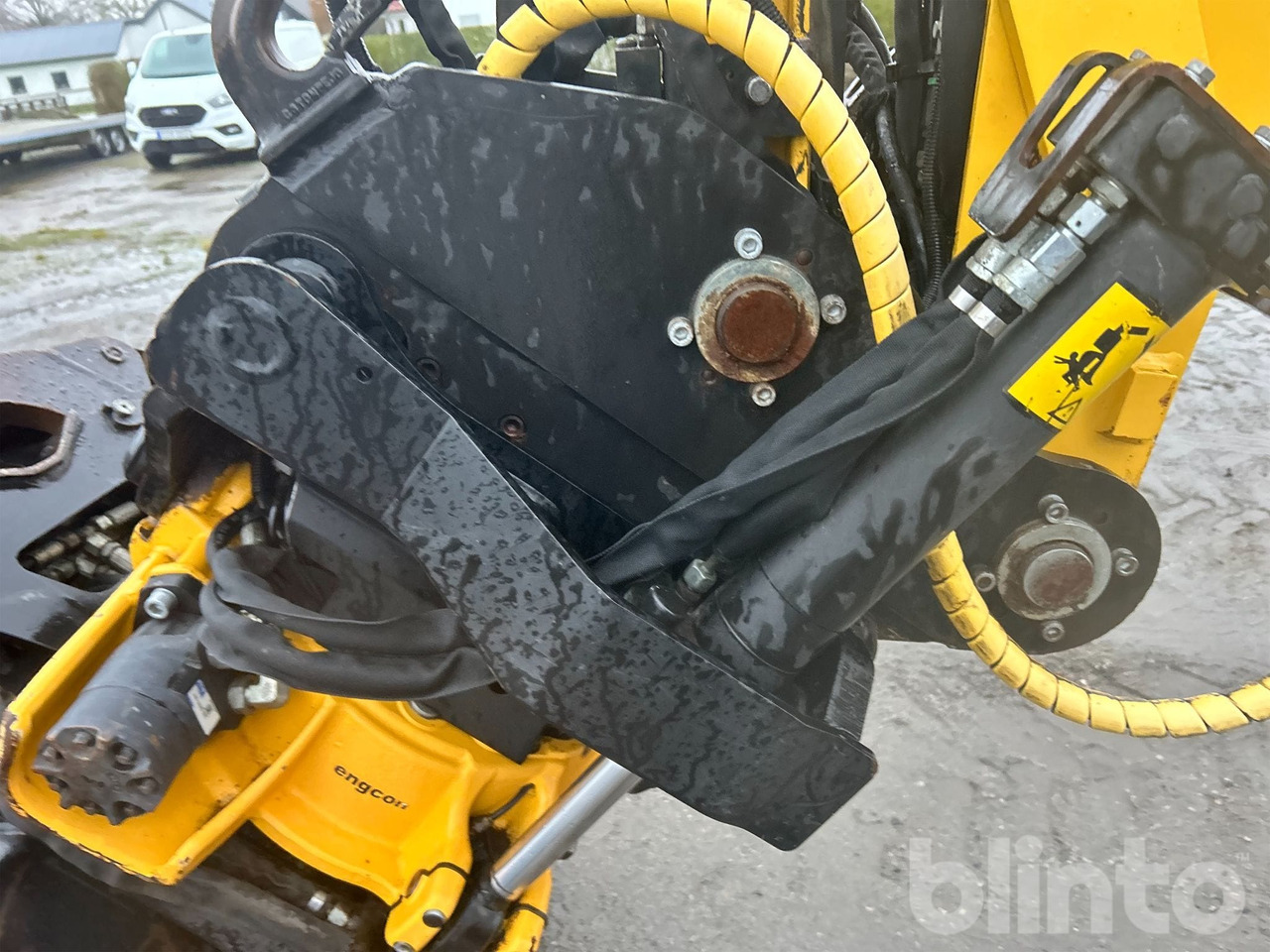 Pelle sur pneus Yanmar B95W - Tippvagn - Tiltrotator - 6 Redskap: photos 32