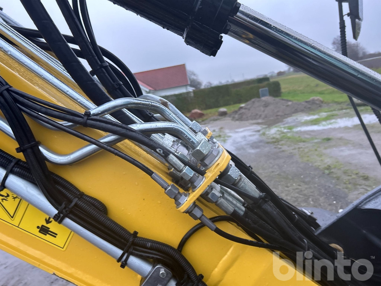 Pelle sur pneus Yanmar B95W - Tippvagn - Tiltrotator - 6 Redskap: photos 18