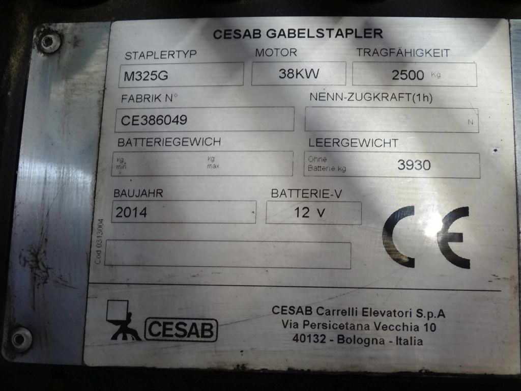 Chariot élévateur à gaz Cesab M325G: photos 7