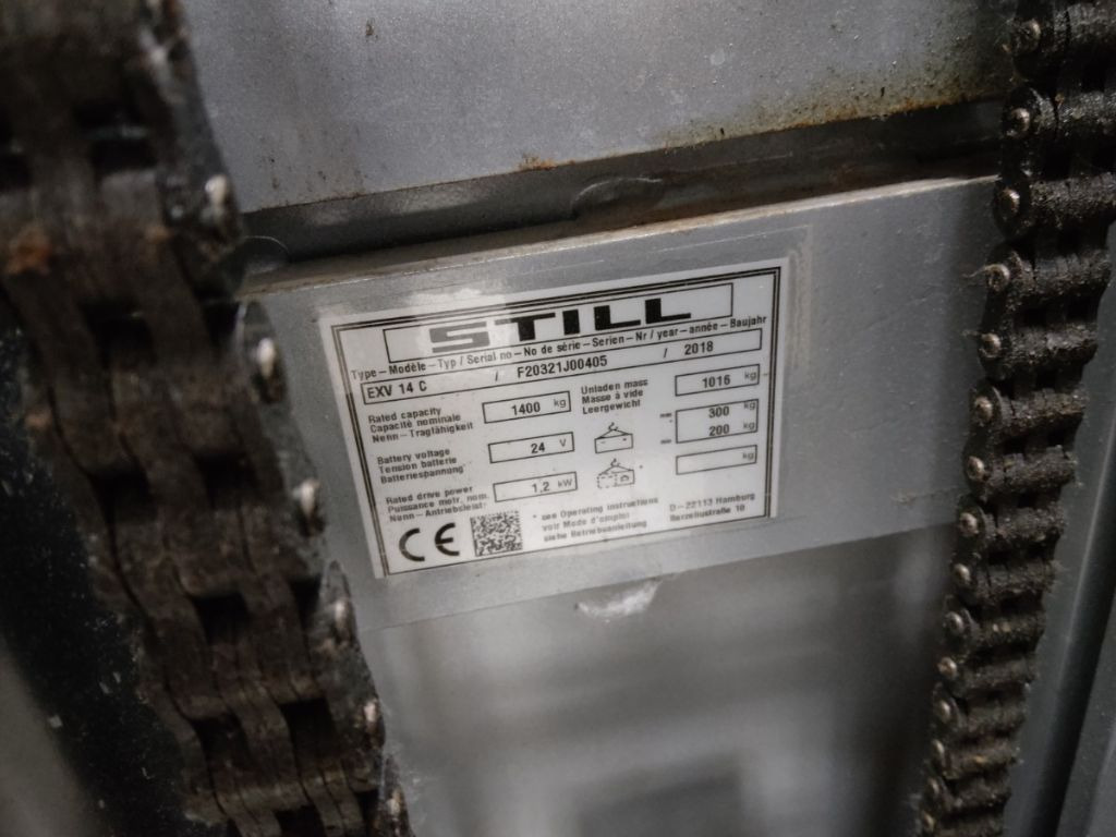 Still EXV14C/LIION - Gerbeur: photos 5 Still EXV14C/LIION - Gerbeur: photos 5