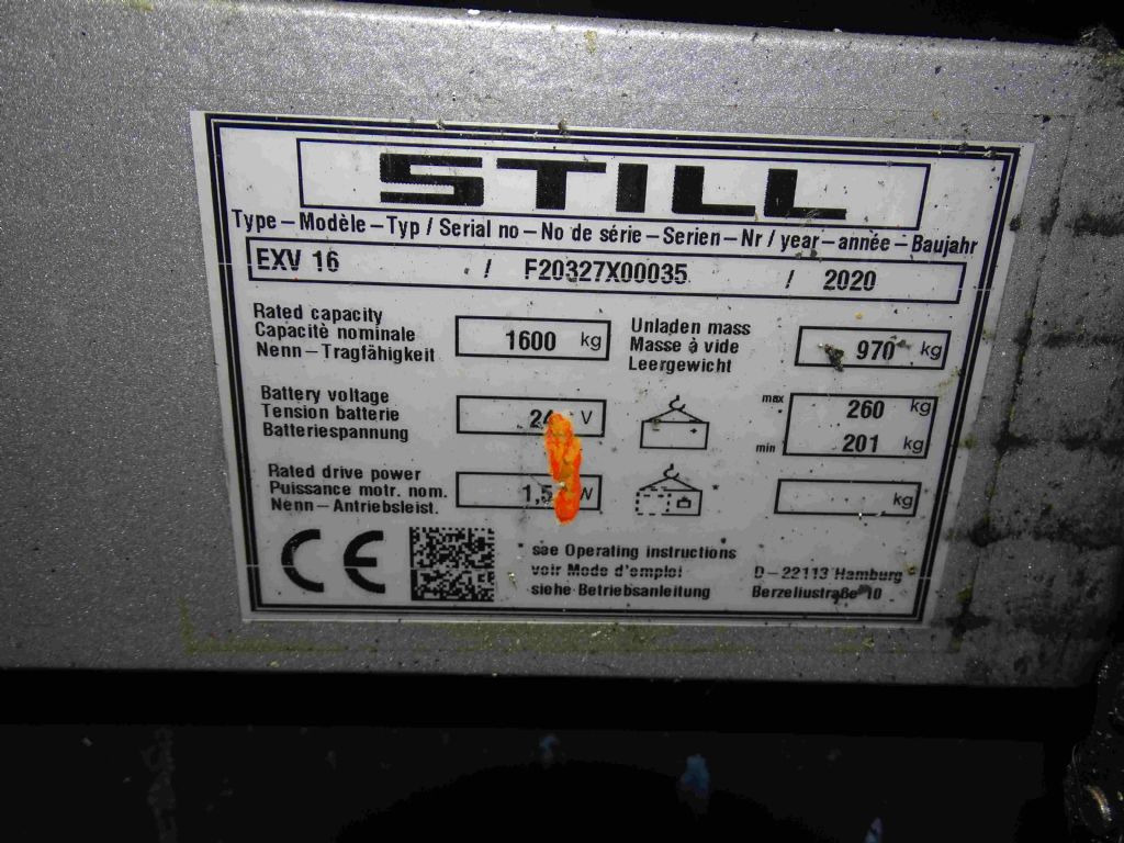 Still EXV16 - Gerbeur: photos 5 Still EXV16 - Gerbeur: photos 5