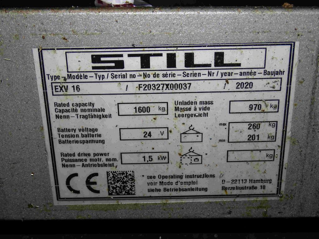 Still EXV16 - Gerbeur: photos 5 Still EXV16 - Gerbeur: photos 5
