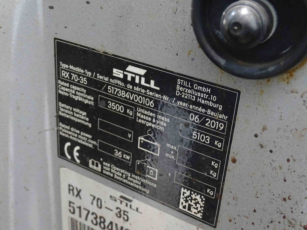Still RX70-35 - Chariot élévateur diesel: photos 5 Still RX70-35 - Chariot élévateur diesel: photos 5