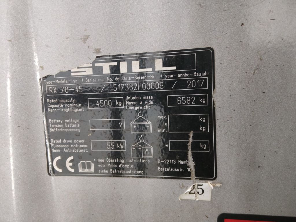 Still RX70-45 - Chariot élévateur diesel: photos 5 Still RX70-45 - Chariot élévateur diesel: photos 5