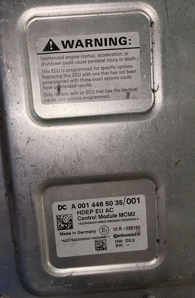 Mercedes Actro MP4 OM470 OM471 A0014465035 MCM2 Reman - Bloc de gestion pour Camion: photos 5 Mercedes Actro MP4 OM470 OM471 A0014465035 MCM2 Reman - Bloc de gestion pour Camion: photos 5