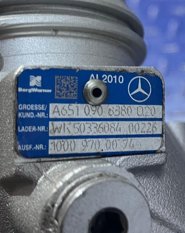 Turbo Mercedes Sprinter 216/316/416/516 CDI BiTurbo Euro 5 - Moteur et pièces pour Voiture: photos 5 Turbo Mercedes Sprinter 216/316/416/516 CDI BiTurbo Euro 5 - Moteur et pièces pour Voiture: photos 5