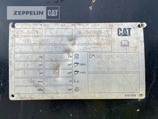 Chargeuse sur pneus Cat 914-14A: photos 16