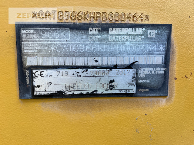 Cat 966K - Chargeuse sur pneus: photos 2 Cat 966K - Chargeuse sur pneus: photos 2