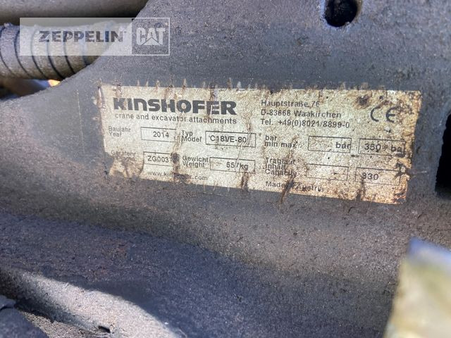Kinshofer Greifer Kinsho 800mm - Benne preneuse pour Engins de chantier: photos 4 Kinshofer Greifer Kinsho 800mm - Benne preneuse pour Engins de chantier: photos 4