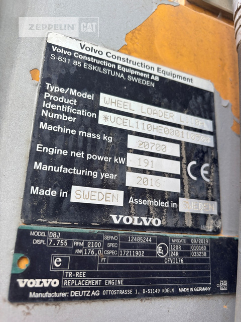 Volvo L110H - Chargeuse sur pneus: photos 5 Volvo L110H - Chargeuse sur pneus: photos 5
