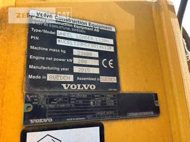 Volvo L120H - Chargeuse sur pneus: photos 2 Volvo L120H - Chargeuse sur pneus: photos 2
