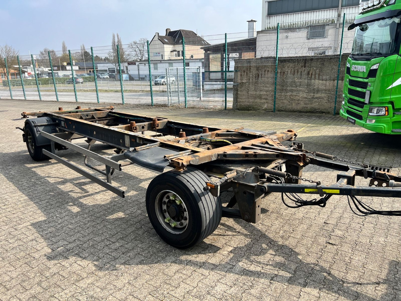 Krone AZ Lafette BDF-DB07L 445/45/19,5 TÜV Jan/26 - Remorque porte-conteneur/ Caisse mobile: photos 3 Krone AZ Lafette BDF-DB07L 445/45/19,5 TÜV Jan/26 - Remorque porte-conteneur/ Caisse mobile: photos 3
